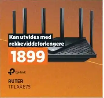 POWER RUTER TPLAXE75 tilbud