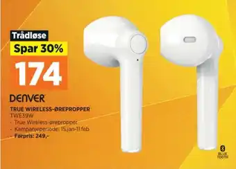 POWER TRUE WIRELESS-ØREPROPPER tilbud