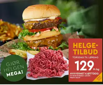 Coop Mega NYKVERNET KJØTTDEIG tilbud