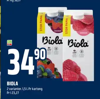 Coop Obs BIOLA tilbud