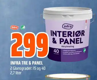 Obs Bygg INFRA TRE & PANEL tilbud