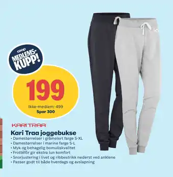 Coop Obs Kari Traa joggebukse tilbud