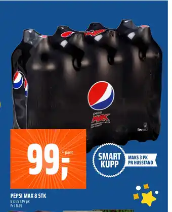 Coop Obs PEPSI MAX 8 STK tilbud