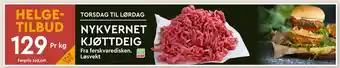 Coop Mega NYKVERNET KJØTTDEIG tilbud