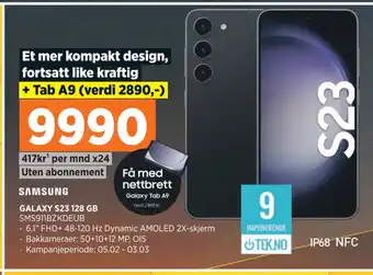 POWER GALAXY S23 128 GB tilbud