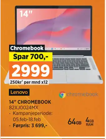 POWER 14 CHROMEBOOK tilbud