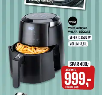 Skousen Wilfa airfryer WILFA-602312 tilbud
