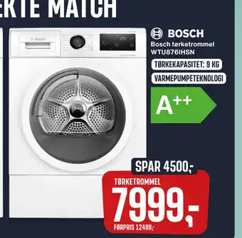 Skousen Bosch tørketrommel WTU876IHSN tilbud