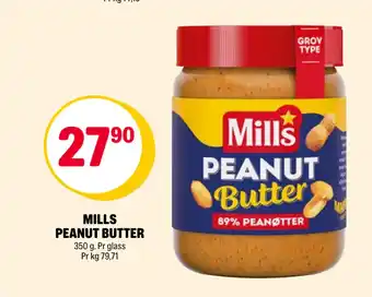 Coop Extra MILLS PEANUT BUTTER tilbud