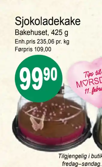 Joker Sjokoladekake tilbud