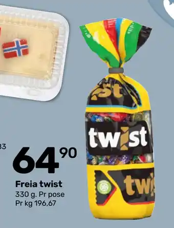 Matkroken Freia twist tilbud