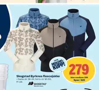 Coop Extra Skogstad Byrknes fleecejakke tilbud