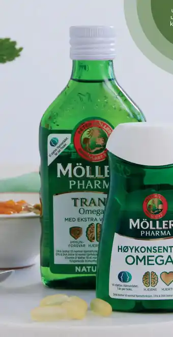 Vitusapotek Möller's Pharma tran D+ naturell tilbud