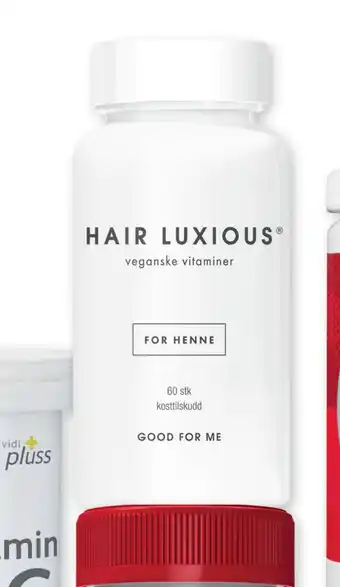 Vitusapotek Hair Luxious, vegansk kosttilskudd for henne, 60 stk tilbud