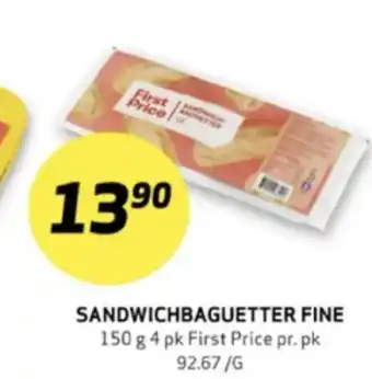 Bunnpris First price baguette tilbud