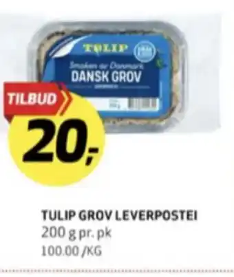 Bunnpris Dansk grov leverpostei tilbud
