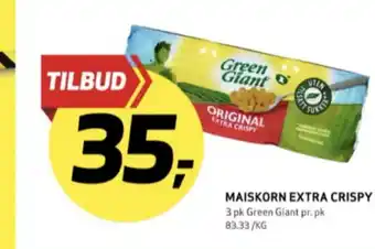 Bunnpris Green giant mais tilbud