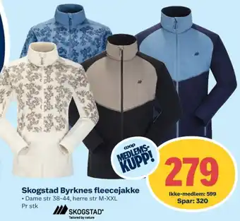 Coop Extra Skogstad fleecesett tilbud