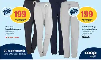 Coop Extra Kari traa joggebukse tilbud