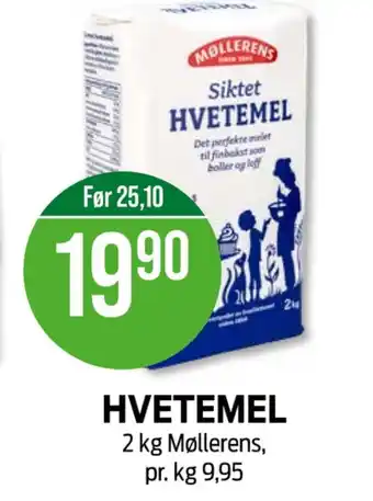 Kiwi Møllerens hvetemel siktet tilbud