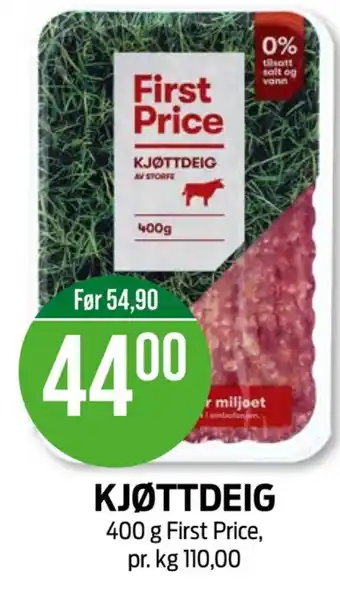 Kiwi First price kjøttdeig tilbud