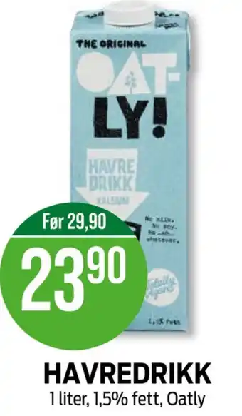 Kiwi Oatly havredrikk tilbud