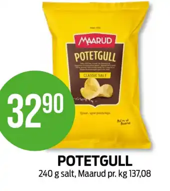 Kiwi Maarud potetgull classic salt tilbud
