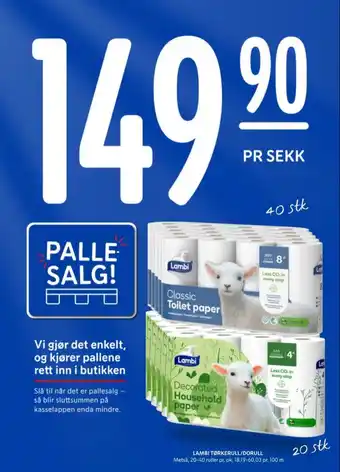 Rema 1000 Classic toalettpapir tilbud