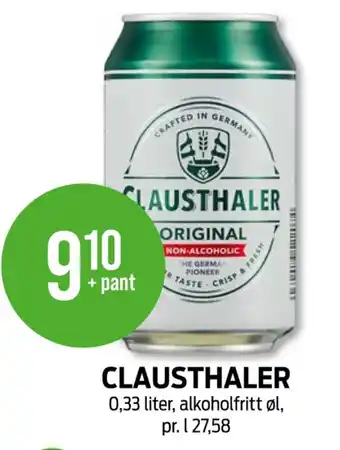 Kiwi Clausthaler øl tilbud
