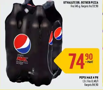Coop Prix Pepsi max brus tilbud
