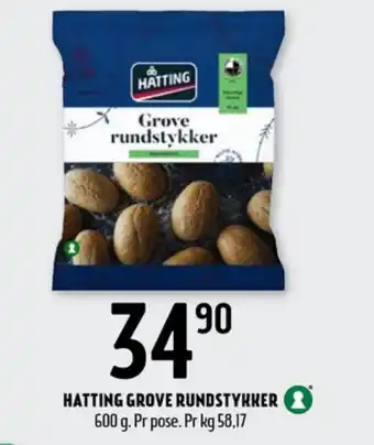 Coop Prix Hatting rundstykker tilbud