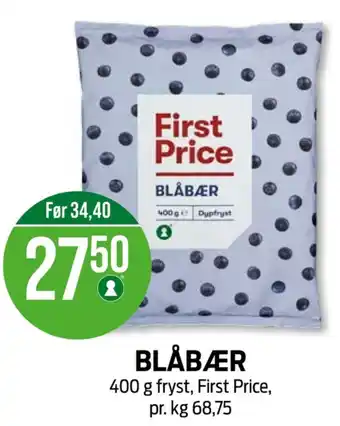 Kiwi First price blåbær tilbud