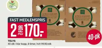 Europris Vie selected telys tilbud