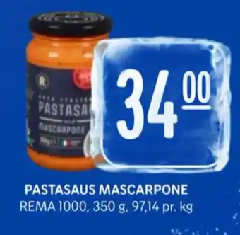 Rema 1000 Rema 1000 pastasaus mascarpone tilbud