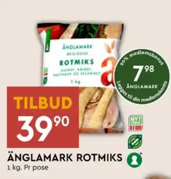 Coop Mega Änglamark rotgrønnsaker tilbud
