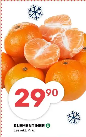 Coop Marked Ukjent klementiner tilbud