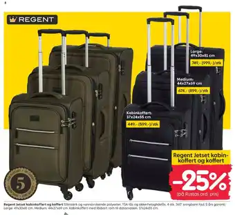 Rusta Regent koffert tilbud