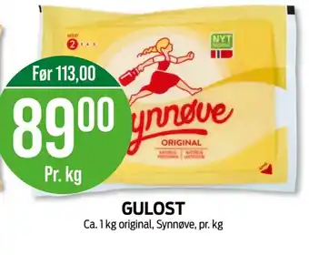 Kiwi Synnøve finden gulost original tilbud