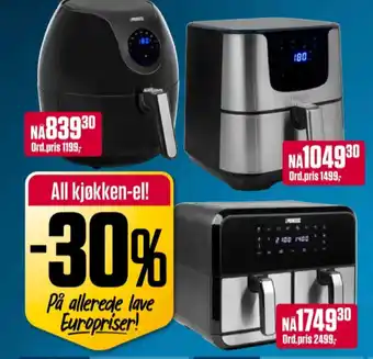 Europris Princess airfryer tilbud