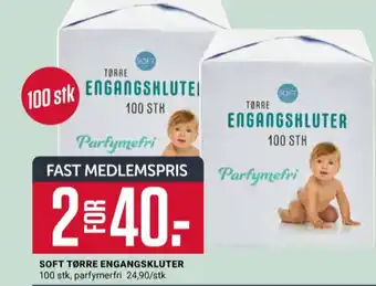 Europris Soft vaskeservietter tilbud
