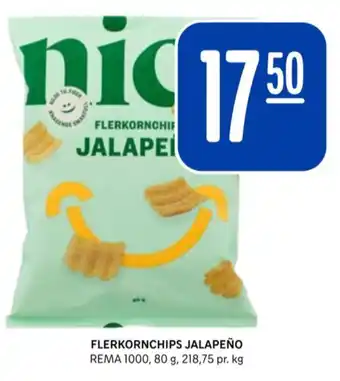 Rema 1000 Nice flerkornchips jalapeno tilbud