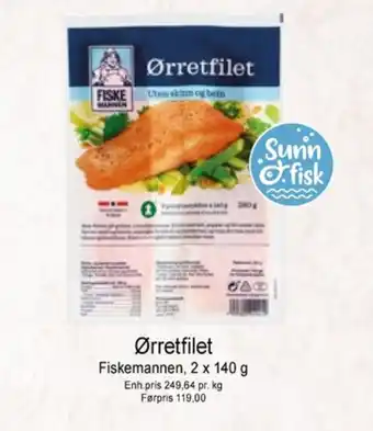 Joker Fiskemannen ørretfilet tilbud