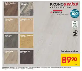 Rusta Krono laminatgulv tilbud