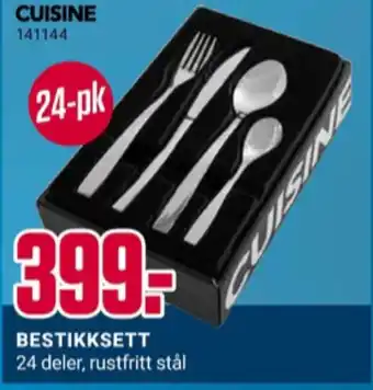 Europris Cuisine bestikk tilbud