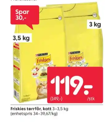 Rusta Friskies kattemat tilbud