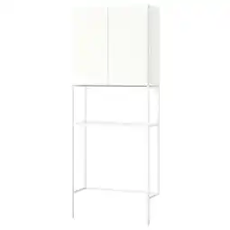 IKEA Enhet Oppbevaringskombinasjon, hvit, 80x32x204 cm tilbud