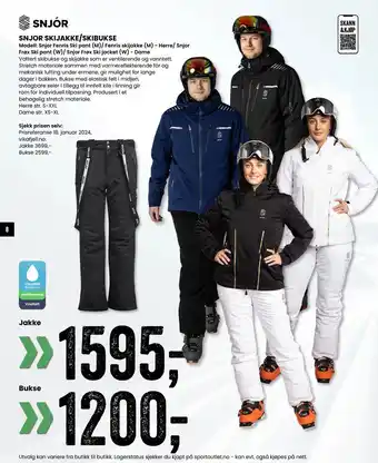 Sport Outlet SNJOR SKIJAKKE/SKIBUKSE tilbud