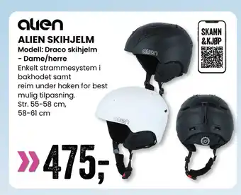 Sport Outlet ALIEN SKIHJELM tilbud