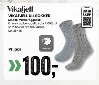 Sport Outlet VIKAFJELL ULLSOKKER tilbud