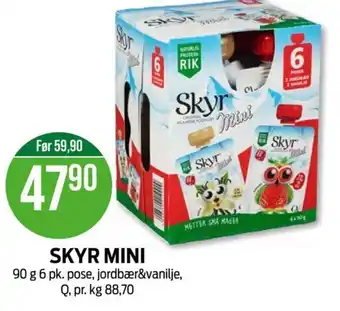 Kiwi SKYR MINI tilbud